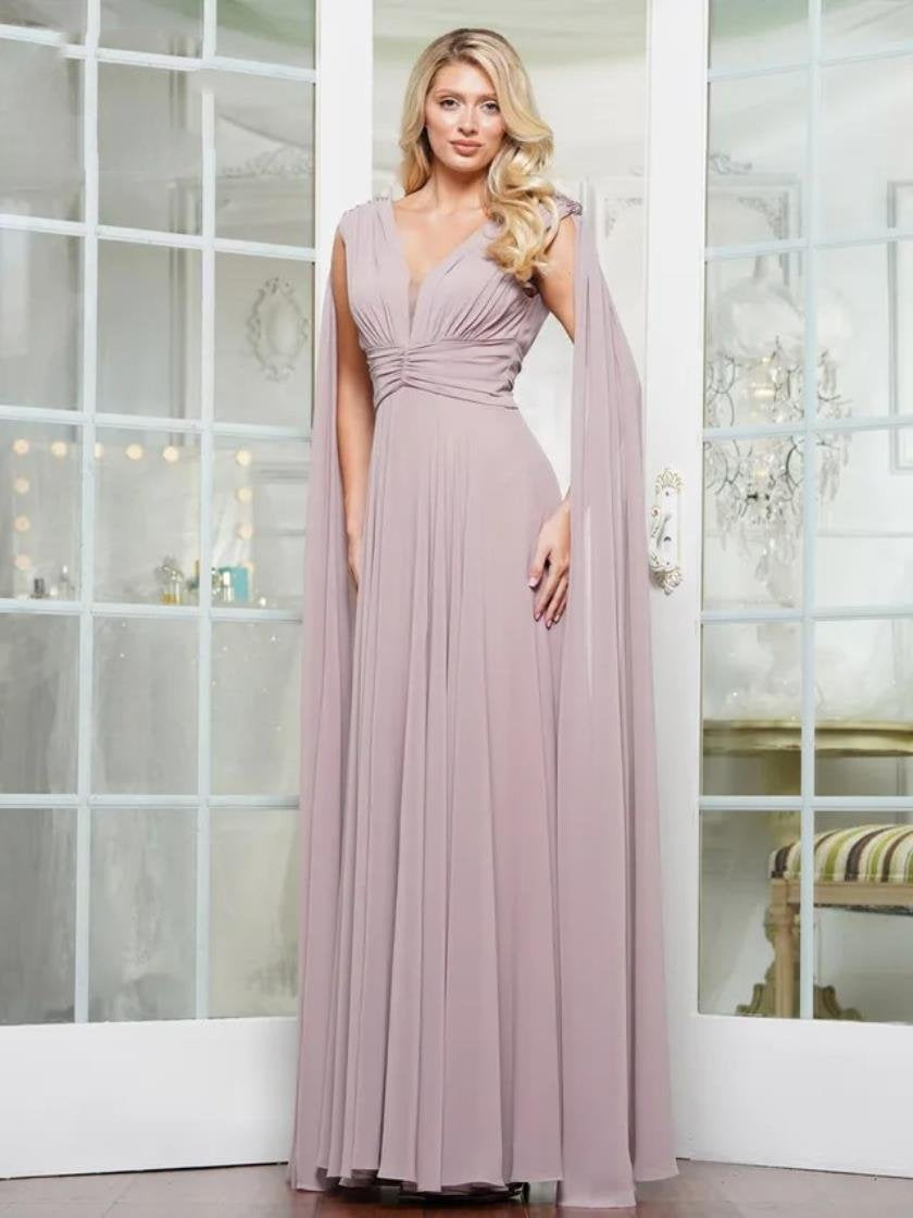 Marsoni MV1349 Long A Line Evening Formal Dress