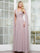 Formal Dresses Fitted Evening Formal Dress Dusty Rose