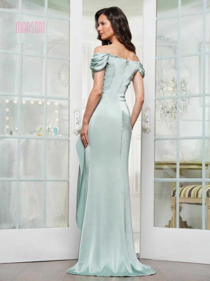 Marsoni MV1351 Long Fitted Evening Formal Dress