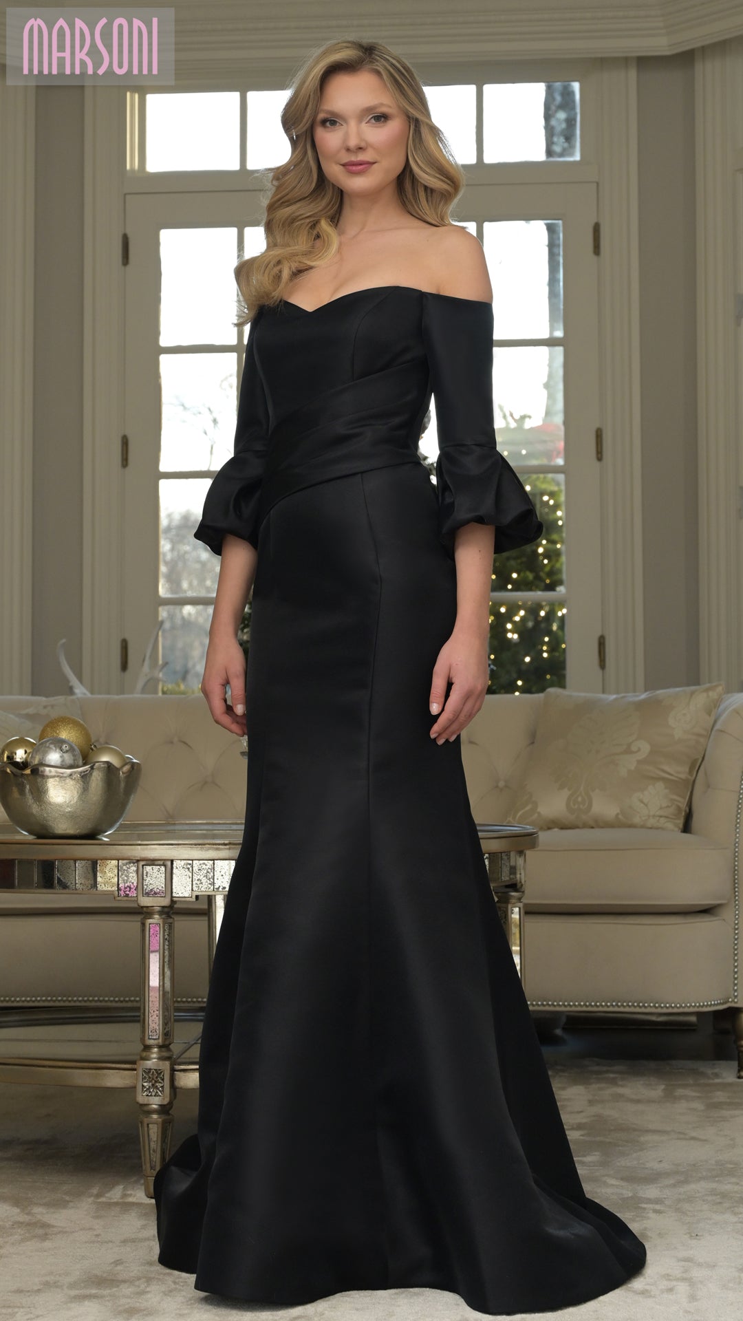 Marsoni MV1355 Long Formal Evening Mermaid Dress