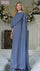 Mother of the Bride Dresses Long Formal Beaded Mother of the Bride  Dress Slate Blue
