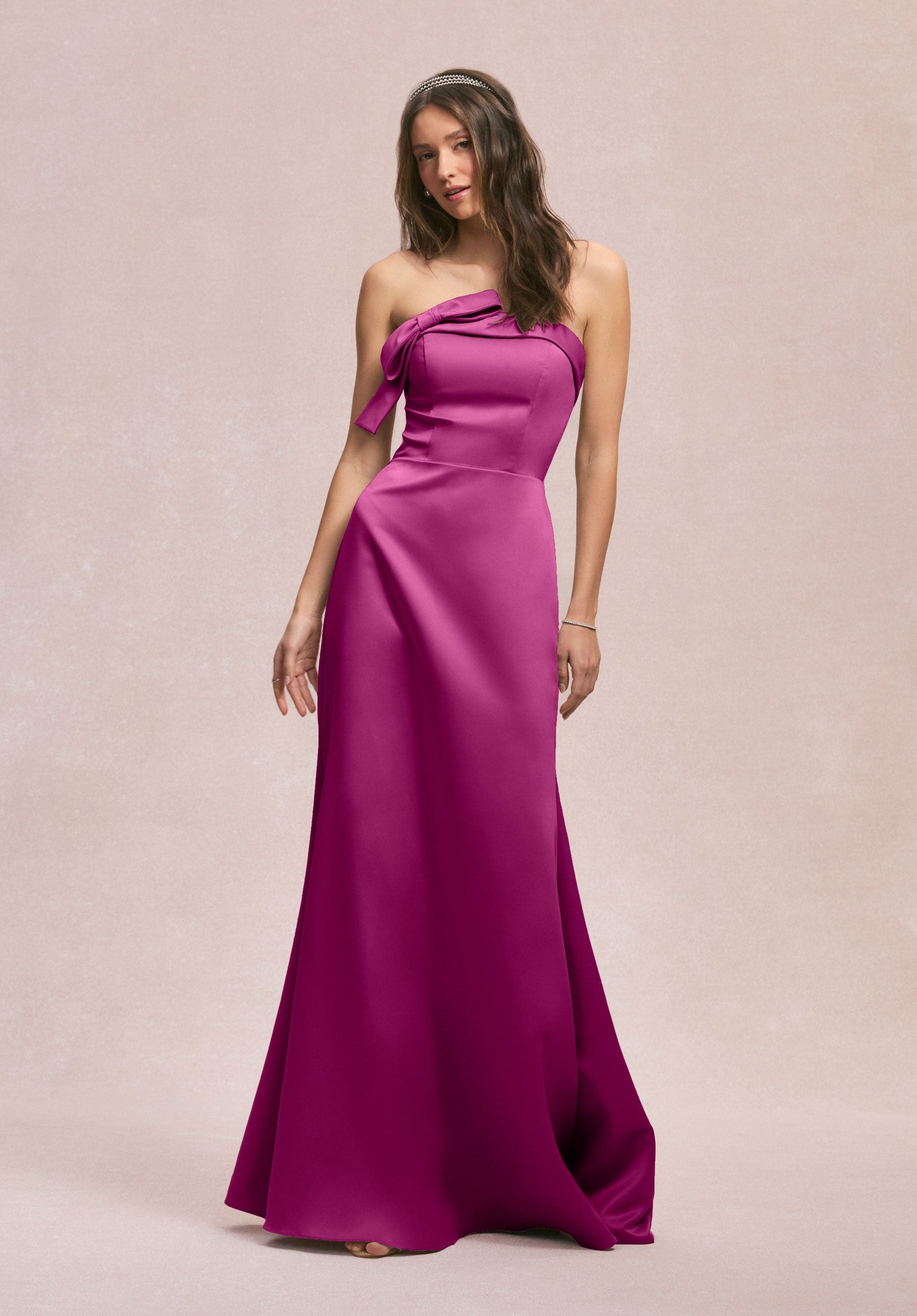 Formal Dresses Fitted Long Formal Evening Dress Mulberry-Satin-31246-Fitted