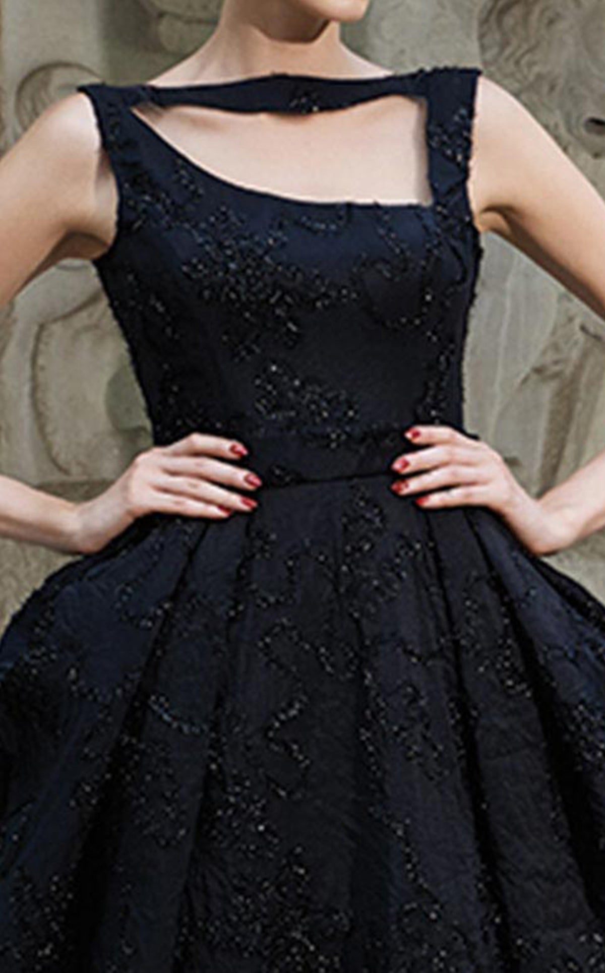 MNM Couture N0120 Long Lace Formal Evening Dress