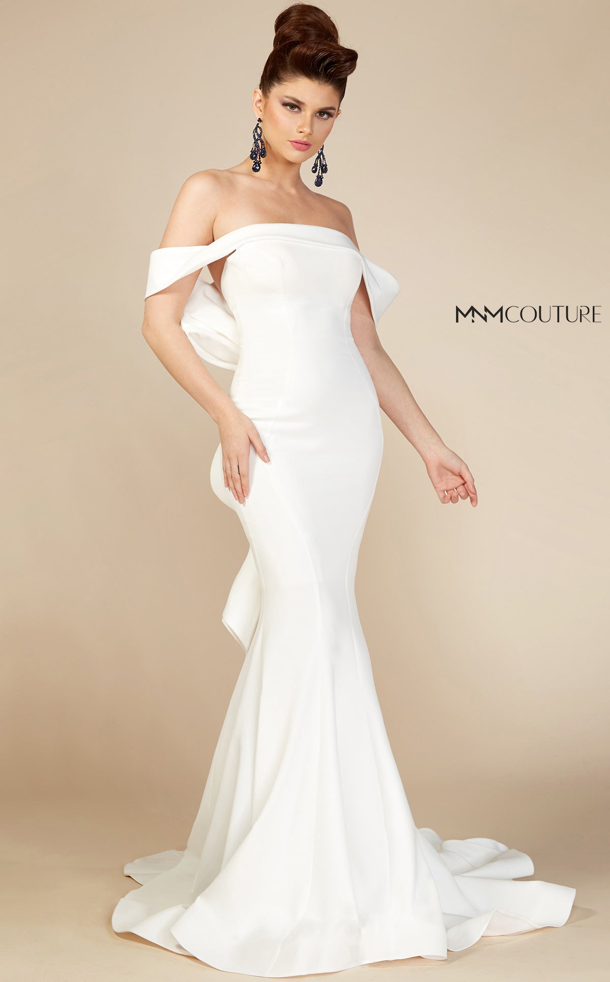 MNM Couture N0145 Long Evening Gown Mermaid Formal Dress