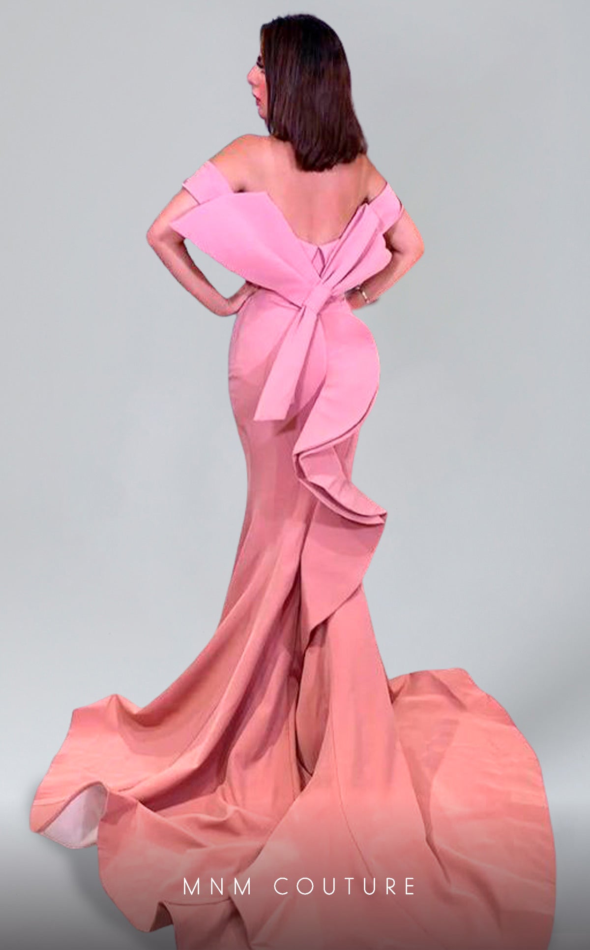 Formal Dresses Long Evening Gown Mermaid Ruffle Formal Dress Pink