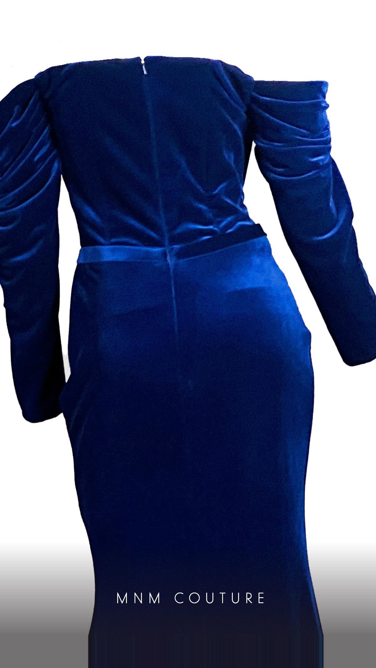 MNM Couture Off-Shoulder Velvet Mermaid Gown N0230A