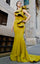 Formal Dresses Pleated Long Mermaid Ruffled Evening Formal Dress Olive
