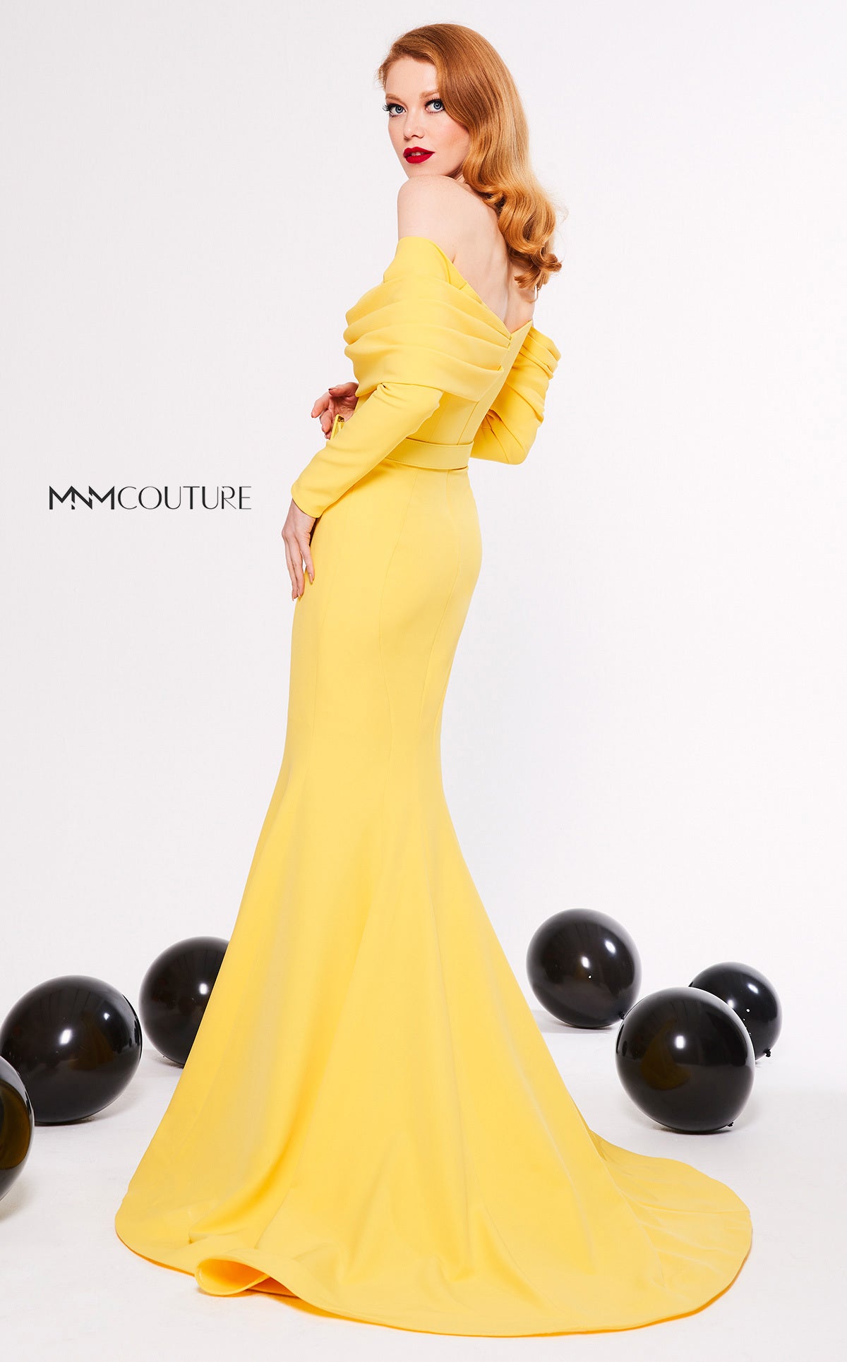 MNM Couture N0324 Fitted Long Formal Mermaid Evening Dress