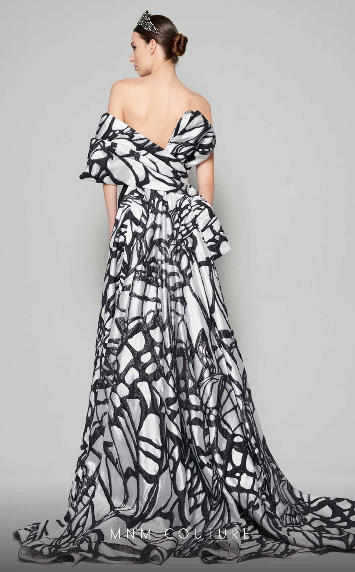 MNM Couture N0395 Prom Long Fitted Formal Overskirt Evening Prom Dress