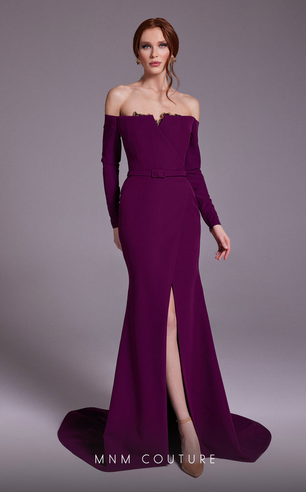 MNM Couture N0541 Long Fitted Formal Evening Mermaid Dress