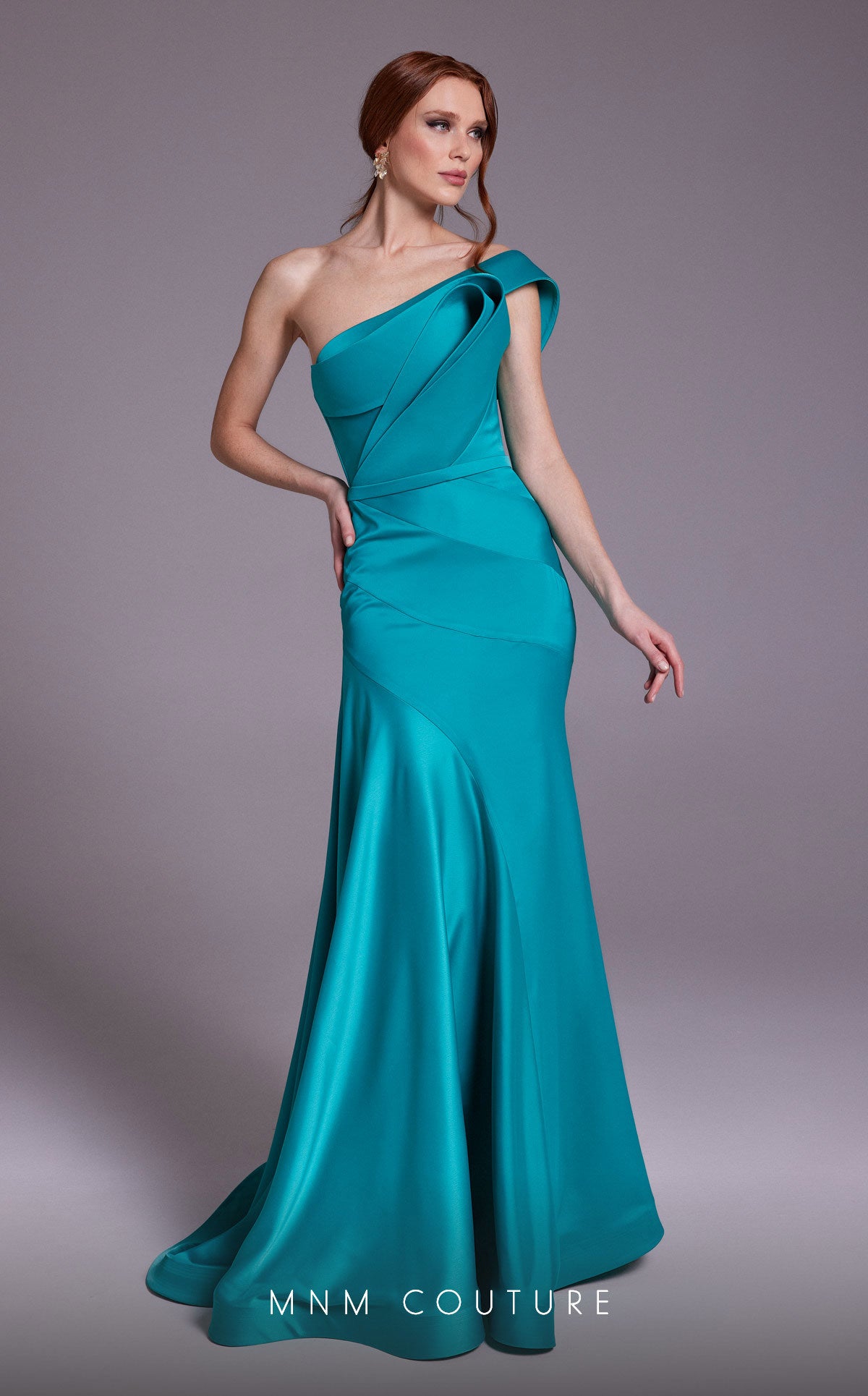 MNM Couture N0543 Fitted Evening Gown Long Formal Dress