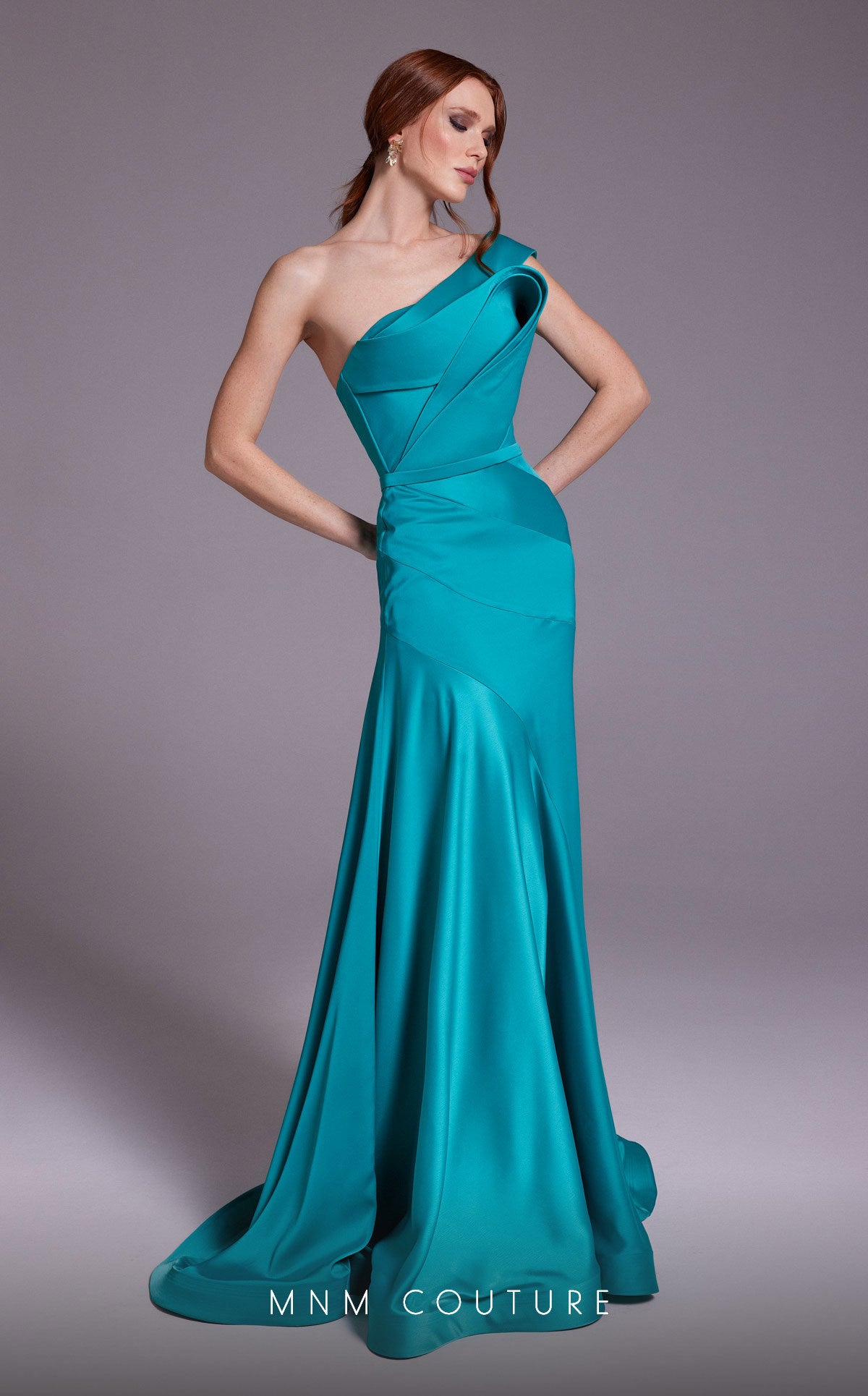 MNM Couture N0543 Fitted Evening Gown Long Formal Dress