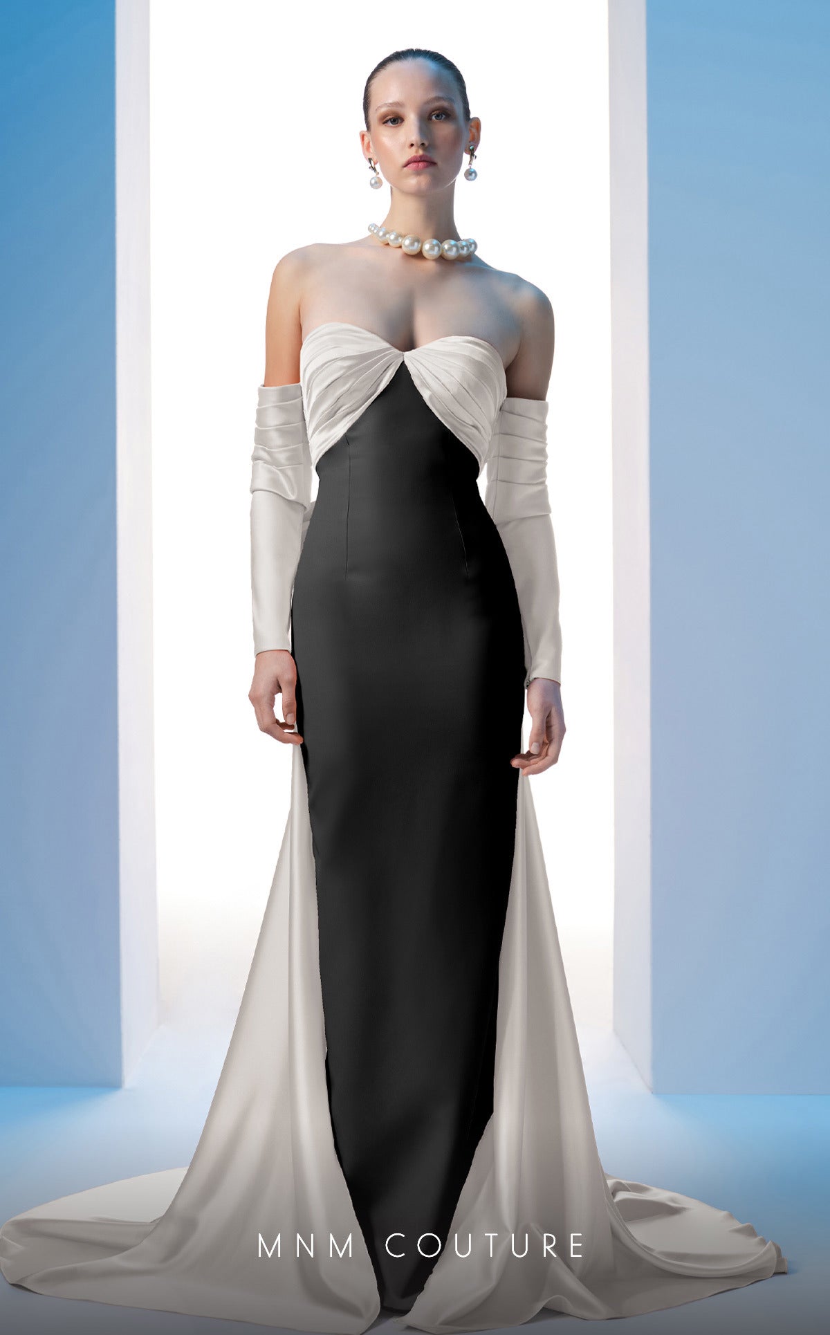 Prom Dresses Pleated Fitted Formal Long Prom Dress Black