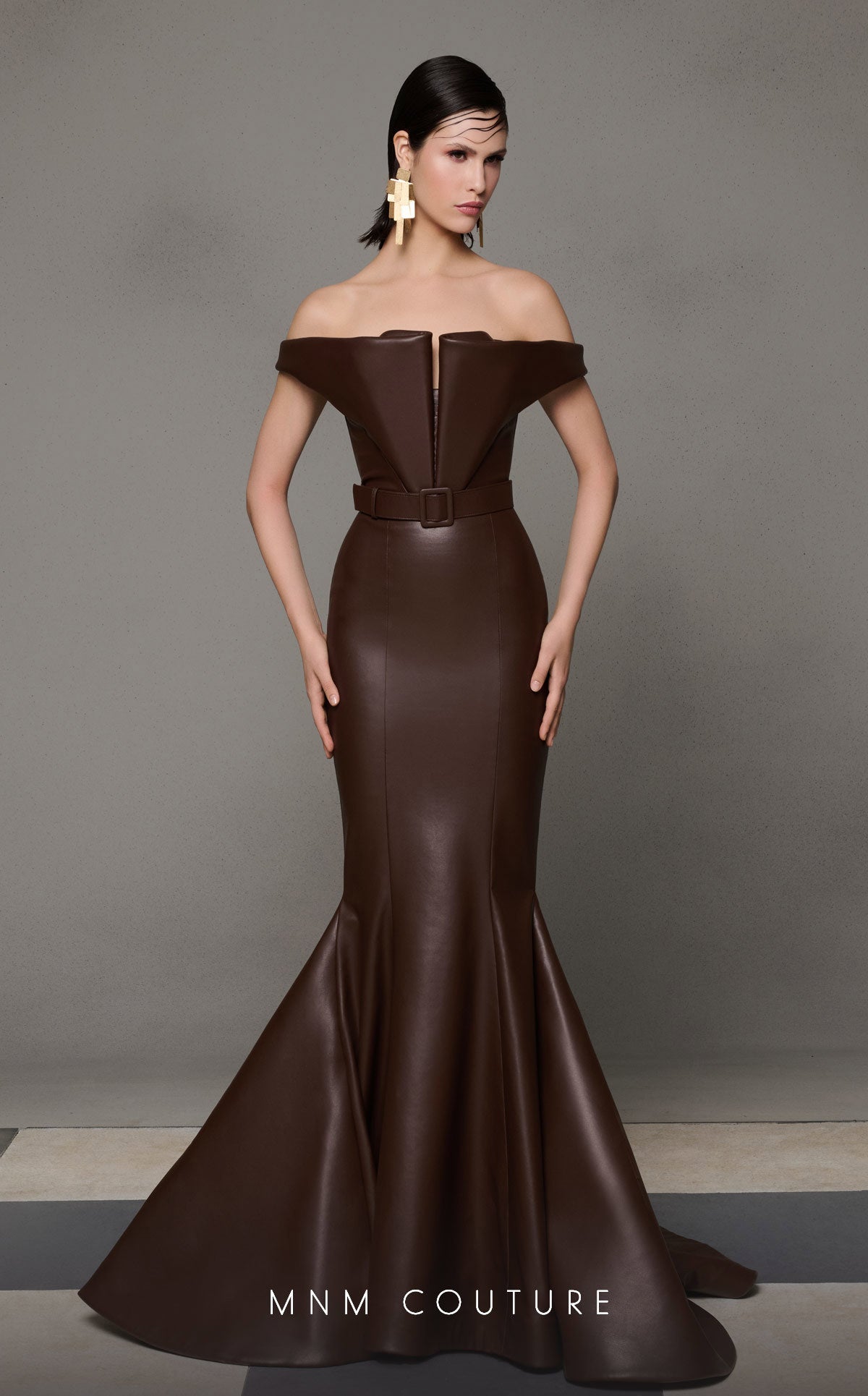 MNM Couture N0630 Long Mermaid Fit Formal Evening Prom Dress