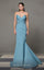 Formal Dresses Prom Pleated Long Mermaid Formal Dress Mint