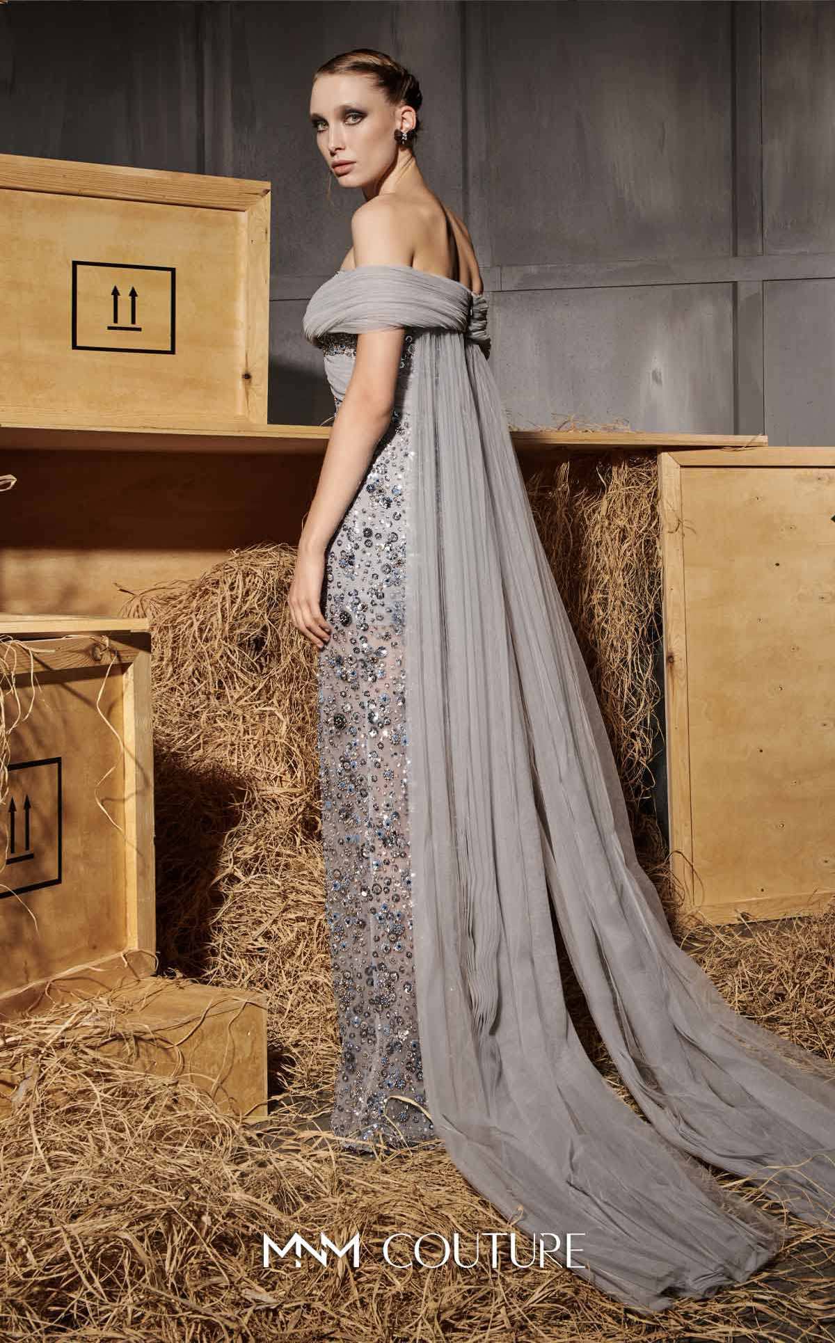 Prom Dresses Prom Long Formal Sequin Dress Grey