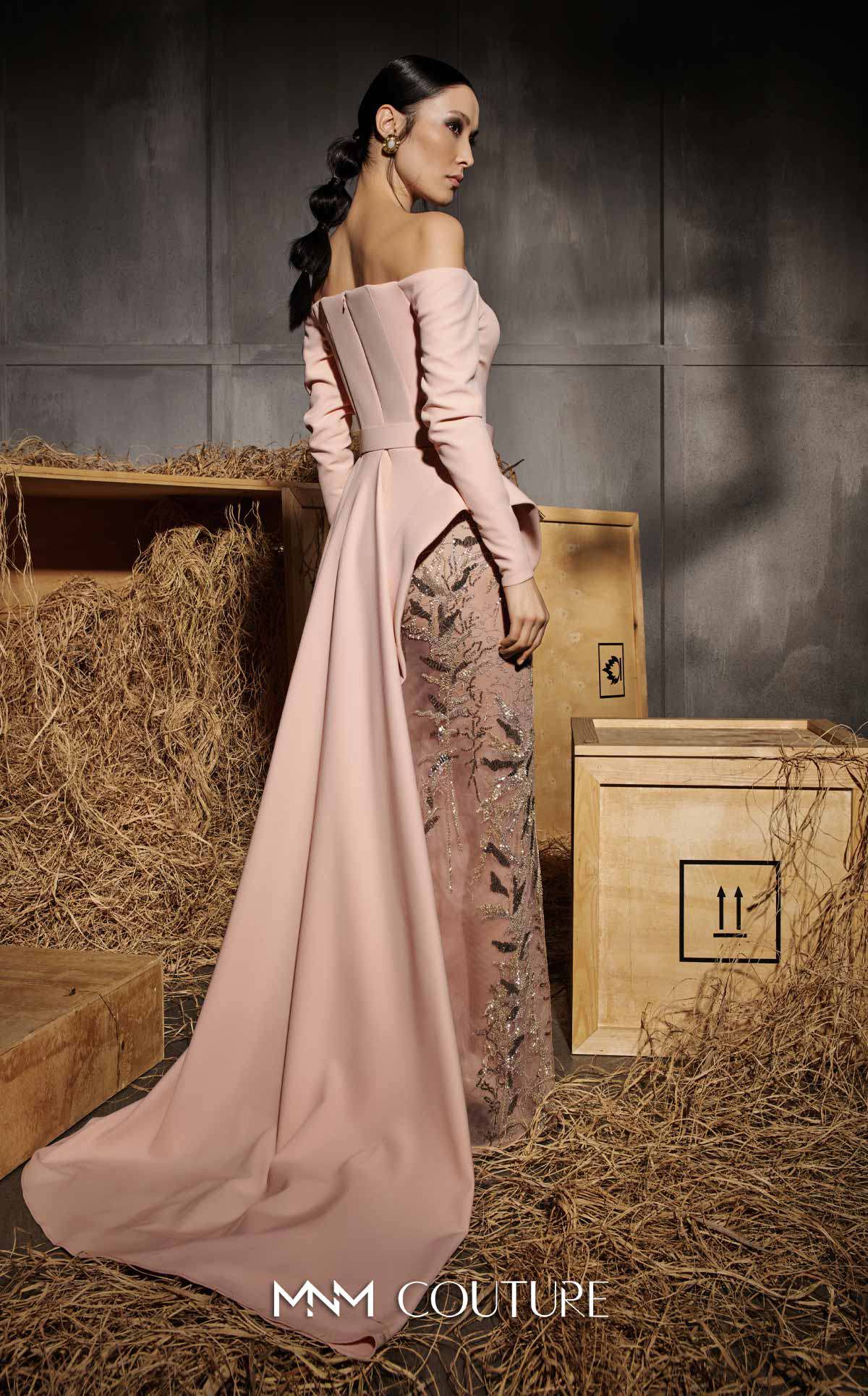 Prom Dresses Sequin Fitted Long Formal Prom Dress Pink