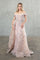 Formal Dresses Long Floral Applique Formal Evening Dress Dusty Rose