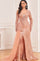 Formal Dresses Beaded Long Formal Sequin Evening Dress Gold