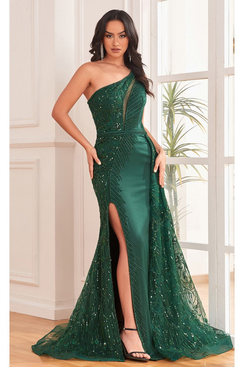 High Couture NR2294 Formal Beaded Long Overskirt Prom Dress