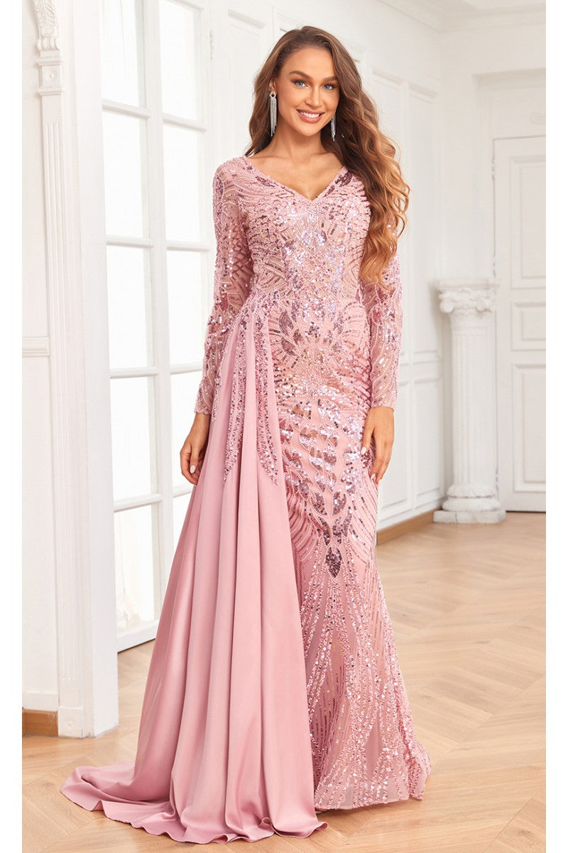 High Couture NR2333 Formal Beaded Evening Long Dress