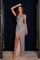 Portia and Scarlett PS22405C  Long Beaded Formal Fitted Prom Dress