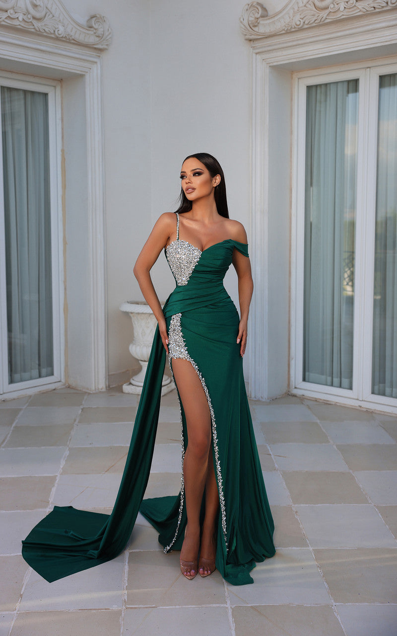 Portia and Scarlett PS23648E Long Mermaid Fit Formal Prom Dress