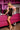 Cocktail Dresses Short Floral Fitted Cocktail Dress Black/Pink
