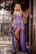 Prom Dresses Long Glitter Formal Fitted Prom Dress Lilac