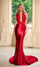 Prom Dresses  Long Mermaid Ruched Formal Prom Dress Red