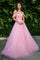 Prom Dresses Long Prom Ruched Formal Dress Pink