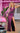 Prom Dresses Long Motif Glitter Formal Prom Dress Black/Hot Pink