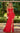 Prom Dresses Long Slit Evening Formal Prom Dress Red