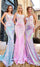 Prom Dresses Mermaid Sequin Long Formal Prom Dress Blue/Multicolor
