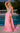 Prom Dresses Long A Line Slit Formal Prom Dress Pink