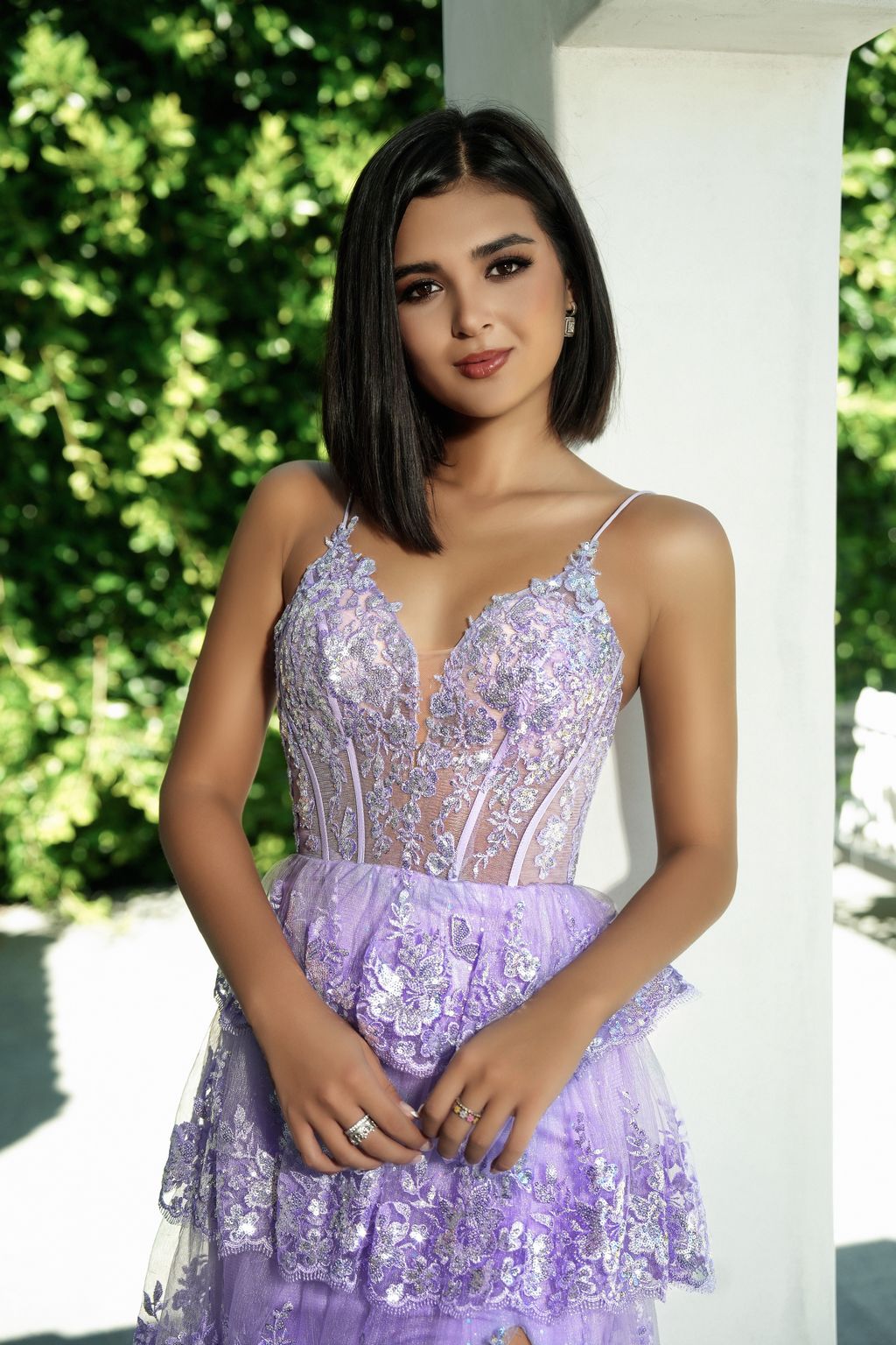 Lilac Portia And Scarlett PS24520 Beaded Formal Long Prom Dress For lilac-portia-and-scarlett-ps24520-beaded-formal-long-prom-dress-for