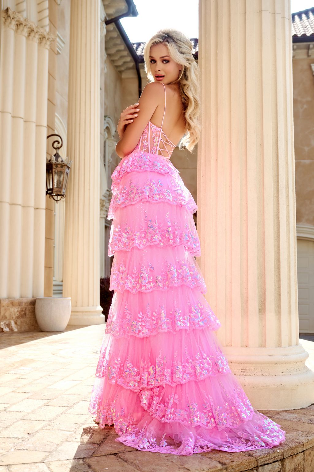 Portia and Scarlett PS24520 Beaded Formal Long Prom Dress