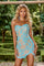Cocktail Dresses Homecoming Fitted Short Slit Cocktail Dress Blue