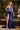 Prom Dresses Prom High Slit Long Dress Navy