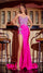 Prom Dresses Long Evening Slit Fitted Formal Prom Dress Hot Pink