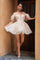 Cocktail Dresses Short Glitter A Line Cocktail Dress Champagne