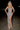 Prom Dresses Slit Long Fitted Formal Prom Dress Silver