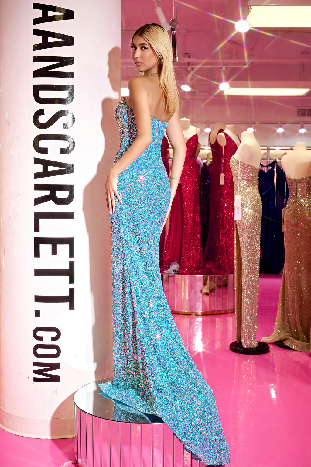 Portia and Scarlett PS24873C Long Beaded Prom Dress