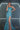 Prom Dresses Fitted Sequin Long Slit Formal Prom Dress Blue