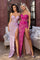 Prom Dresses Prom Long Fitted Lace Formal Beaded Dress Lilac