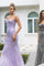 Prom Dresses Long Fitted Formal Corset Evening Prom Dress Lilac