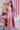 Prom Dresses Beaded Slit Long Formal Fitted Prom Dress Pink AB