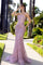 Prom Dresses Glitter Formal Long Fitted Corset Prom Dress Pink
