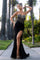 Prom Dresses Long Evening Formal Beaded Corset Prom Dress Black