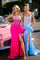 Prom Dresses Prom Long Beaded Formal Corset Evening Dress Blue